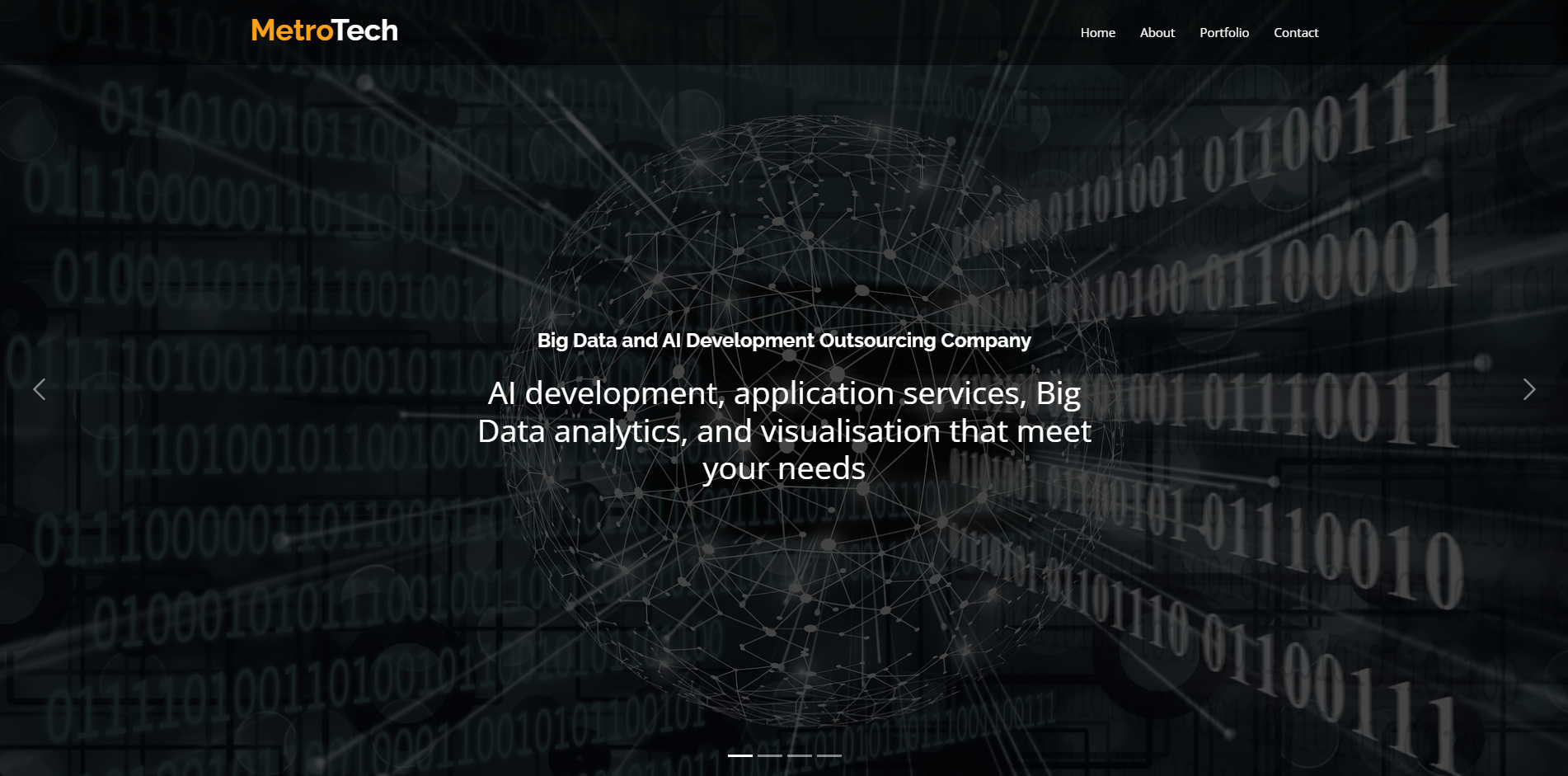 Faqe Webi per Kompani Research me AI